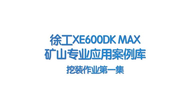 徐工XE600DK MAX挖桩作业案例库