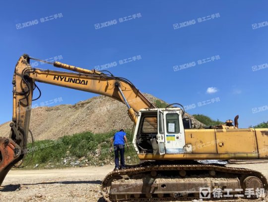 現代R450履帶式挖掘機