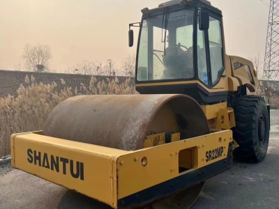 山推SR22MP单钢轮压路机