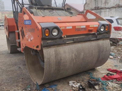 悍马HD128双钢轮压路机