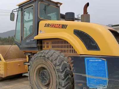 山推SR22MA单钢轮压路机