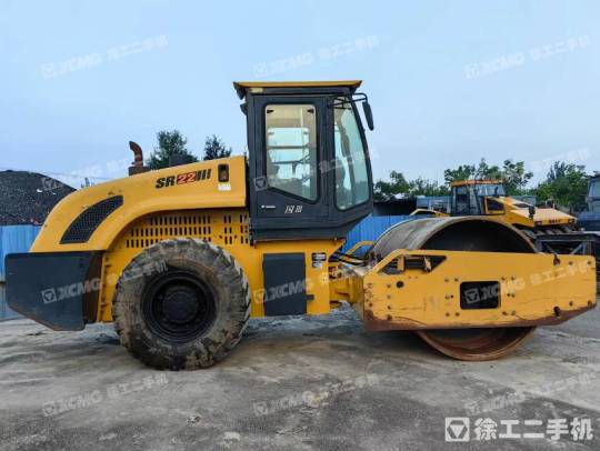 山推SR22单钢轮压路机