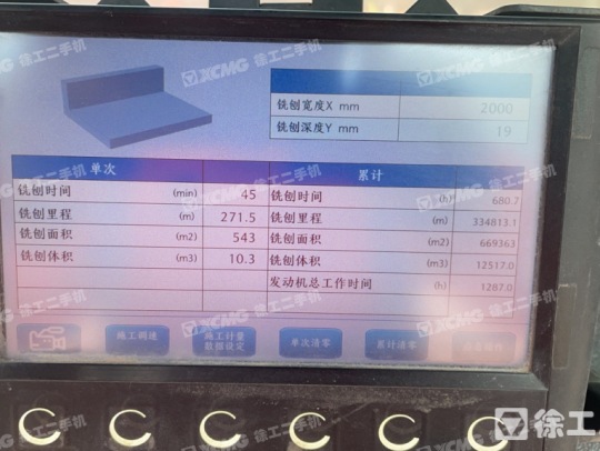 徐工XM200KII铣刨机